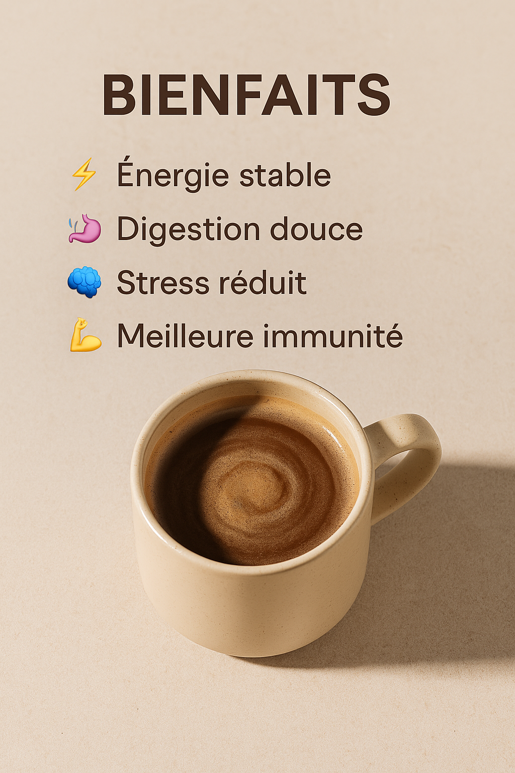 Allège-moi – Le café aux champignons