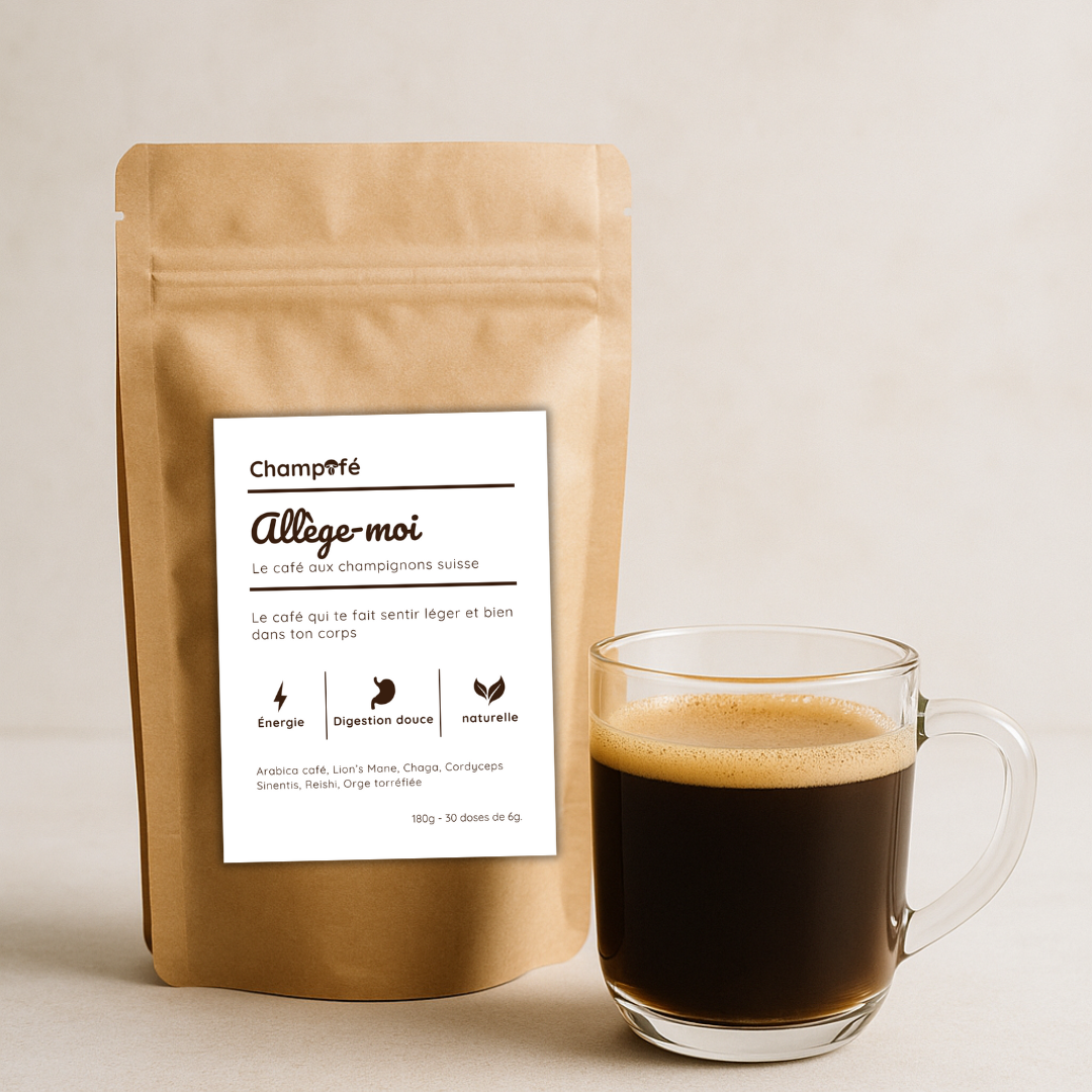 Allège-moi – Le café aux champignons
