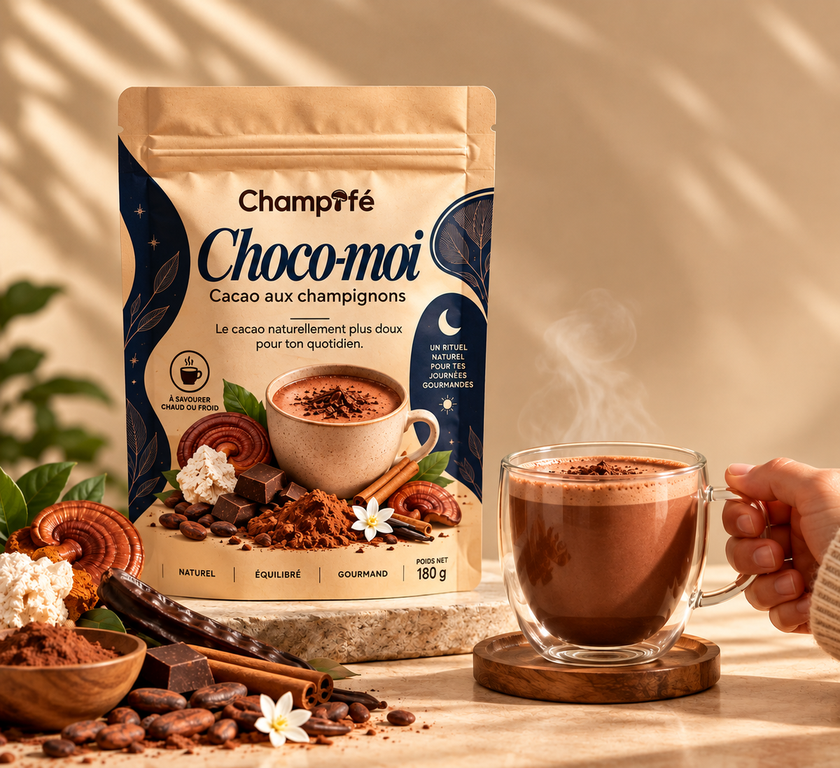 Choco-moi – Le cacao aux champignons