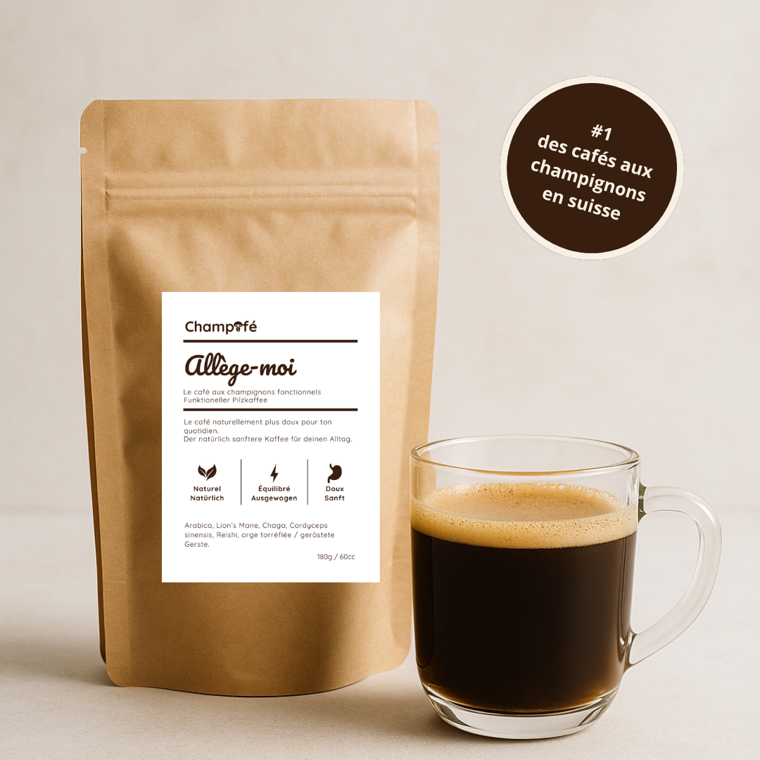 Allège-moi – Le café aux champignons
