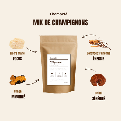 Allège-moi – Le café aux champignons