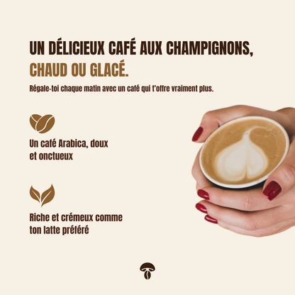 Allège-moi – Le café aux champignons