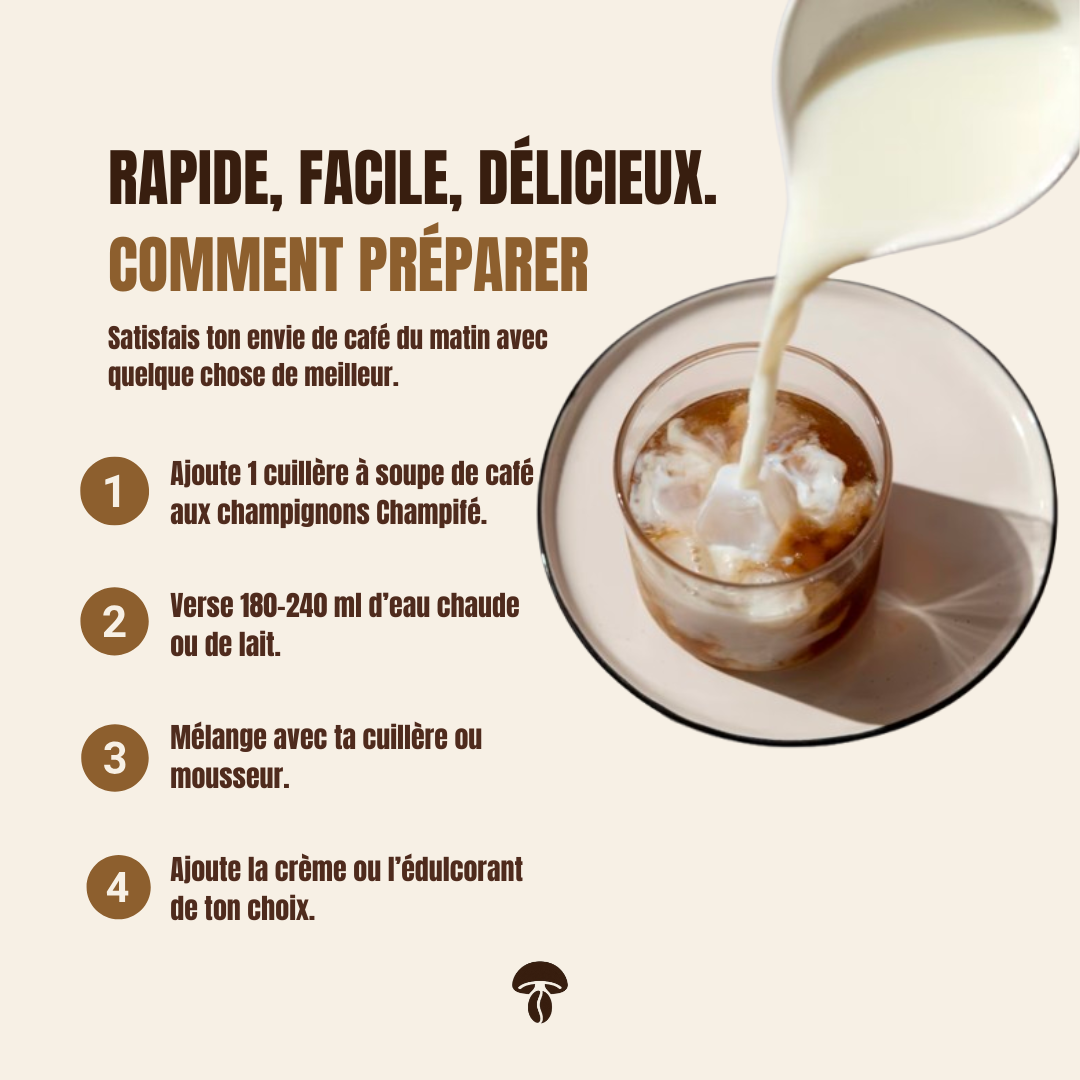 Allège-moi – Le café aux champignons